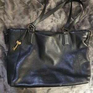 Fossil Women’s Jacqueline Leather Tote Purse Handbag